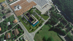 vista esterna dall'alto